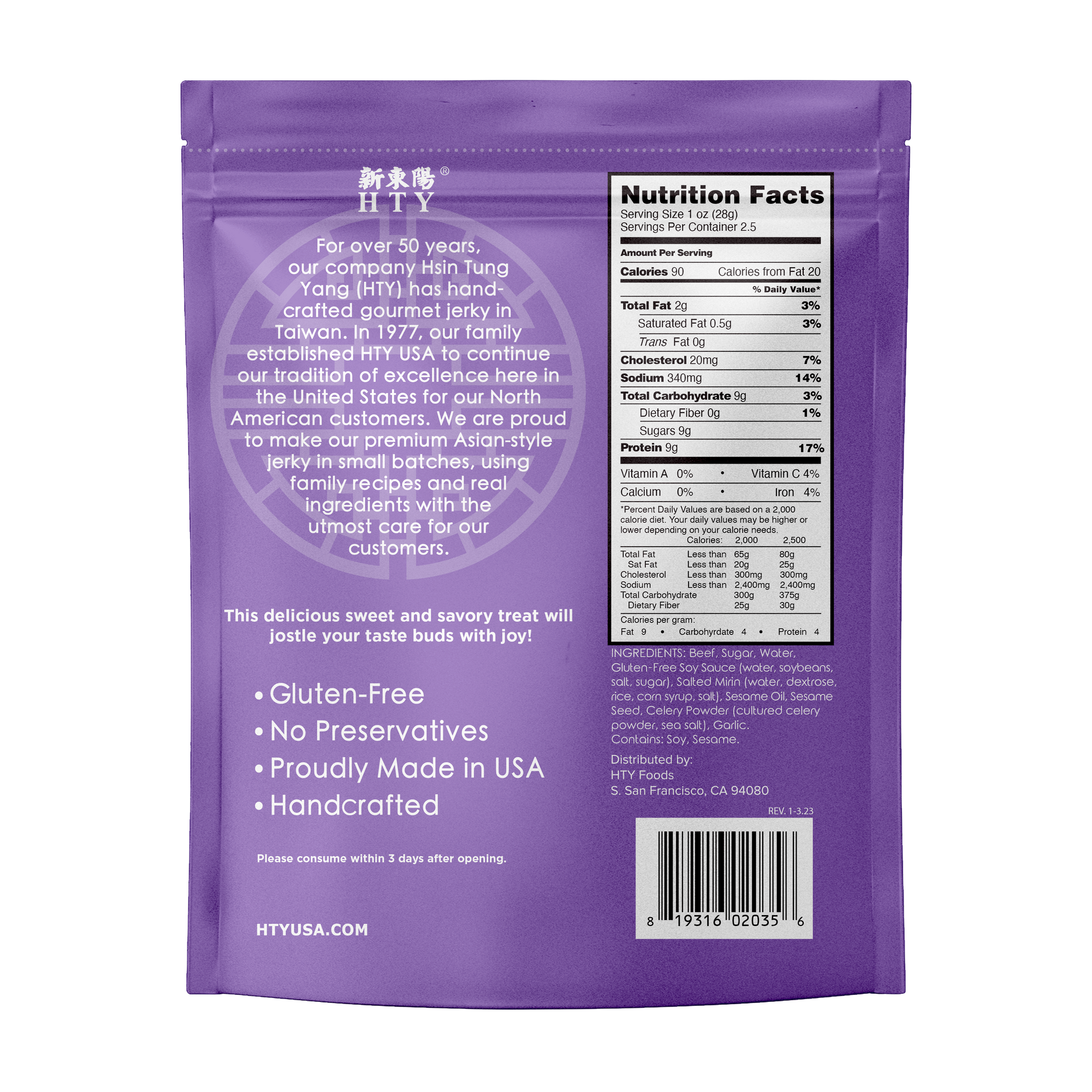 KOREAN BBQ Beef Jerky